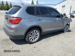 2017 BMW X3 sDrive28i with VIN 5UXWZ7C32H0X39802, listed as a Copart auction lot 51537545 with 135,379 mi miles and Salvage Title. Bid and sale history available at carsss.com. Image 3.