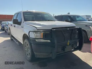 2018 Ford F-150 XL with VIN 1FTEW1E57JKE18480, listed as a IAAI auction lot 42027384 with 143,870 mi miles. Bid and sale history available at carsss.com. Image 1.