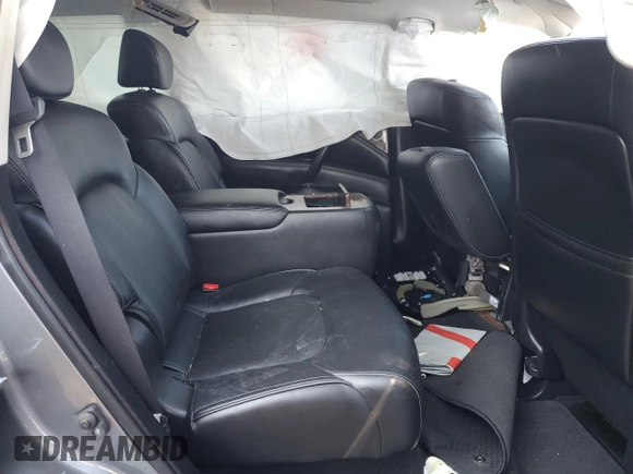2017 Infiniti QX80 with VIN JN8AZ2NF9H9641632, listed as a Copart auction lot 66588634 with 103,172 mi miles and Salvage Title. Bid and sale history available at carsss.com. Image 11.