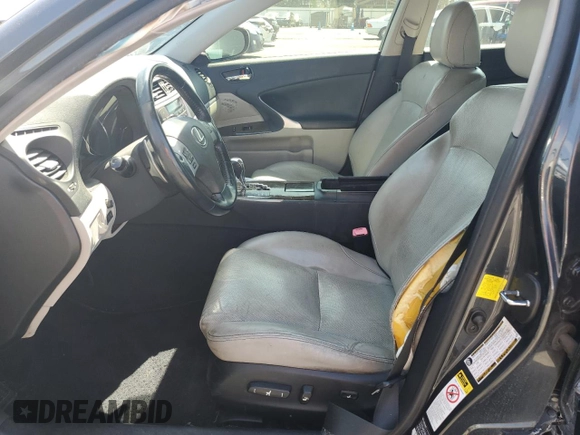 2011 Lexus IS 250 with VIN JTHBF5C20B5153497, listed as a Copart auction lot 49836015 with Not Provided miles and Salvage Title. Bid and sale history available at DreamBid. Image 7.