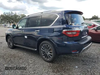 2021 Nissan Armada Platinum with VIN JN8AY2DA5M9372810, listed as a Copart auction lot 73799544 with 29,382 mi miles and Non Repairable. Bid and sale history available at carsss.com. Image 2.