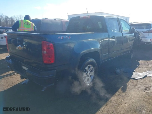 2019 Chevrolet Colorado 4WD Work Truck with VIN 1GCGTBEN7K1121627, listed as a IAAI auction lot 41356079 with 120,340 mi miles. Bid and sale history available at carsss.com. Image 4.