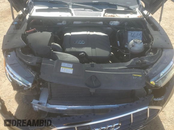 2021 Audi Q5 Premium Plus with VIN WA1BAAFYXM2015246, listed as a Copart auction lot 61257785 with 61,407 mi miles and Salvage title. Bid and sale history available at DreamBid. Image 12.