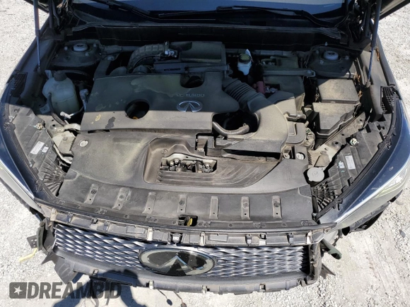 2019 Infiniti QX50 Essential with VIN 3PCAJ5M34KF103929, listed as a Copart auction lot 53356375 with 137,944 mi miles and Salvage title. Bid and sale history available at DreamBid. Image 12.