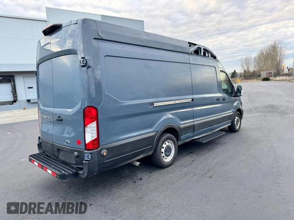 2020 Ford Transit Cargo with VIN 1FTBR3X86LKA18216, listed as a Copart auction lot 43860885 with 70,165 mi miles and Salvage Title. Bid and sale history available at carsss.com. Image 4.