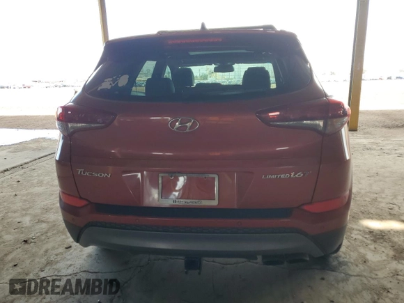 2016 Hyundai Tucson Limited z VIN KM8J33A25GU180703, wystawiony jako Copart lot #51739495 z przebiegiem 104 221 mil mil oraz Czysty tytuł • Clean title. Historia ofert i sprzedaży dostępna na DreamBid. Obrazek 6.