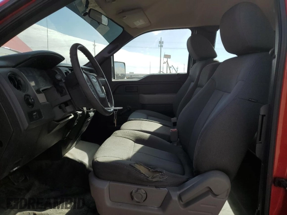 2009 Ford F-150 STX with VIN 1FTRX12W29FA24563, listed as a Copart auction lot 50050005 with 110,780 mi miles and Salvage Title. Bid and sale history available at carsss.com. Image 7.