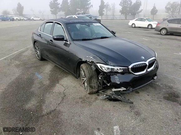 2020 BMW 3 Series 330i with VIN WBA5R1C06LFH45169, listed as a Copart auction lot 82881744 with 0 mi miles and Salvage Title. Bid and sale history available at carsss.com. Image 11.