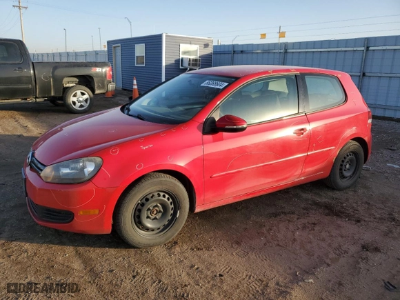 2010 Volkswagen Golf with VIN WVWBB7AJ0AW118857, listed as a Copart auction lot 86068604 with 131,233 mi miles and Salvage Title. Bid and sale history available at carsss.com. Image 1.
