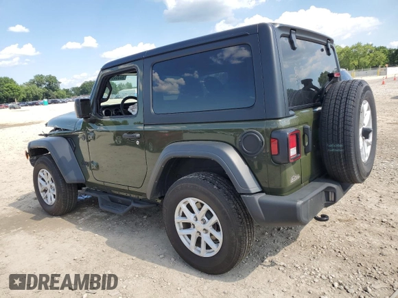 2023 Jeep Wrangler Sport S with VIN 1C4GJXAN7PW634914, listed as a Copart auction lot 63533355 with 39,490 mi miles and Salvage title. Bid and sale history available at DreamBid. Image 2.