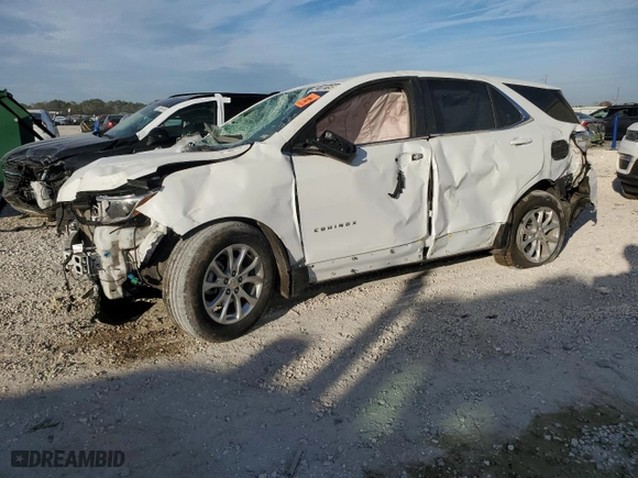 2021 Chevrolet Equinox LT with VIN 2GNAXKEV2M6115526, listed as a Copart auction lot 51604995 with 34,670 mi miles and Non Repairable. Bid and sale history available at carsss.com. Image 1.