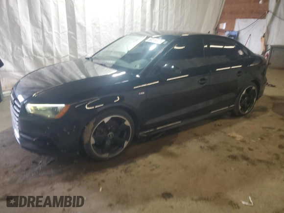 2016 Audi A3 Premium with VIN WAUB8GFF3G1040581, listed as a Copart auction lot 50215385 with 91,619 mi miles and Salvage Title. Bid and sale history available at DreamBid. Image 1.