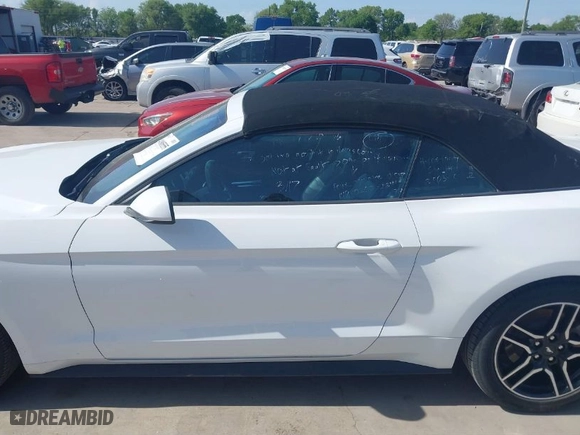 2023 Ford Mustang EcoBoost with VIN 1FATP8UH4P5107871, listed as a IAAI auction lot 41885555 with NaN miles. Bid and sale history available at carsss.com. Image 15.
