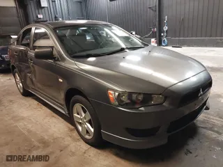 2008 Mitsubishi Lancer DE with VIN JA3AU16U88U021299, listed as a IAAI auction lot 41772702 with 110,466 mi miles. Bid and sale history available at carsss.com. Image 1.
