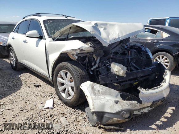 2004 Infiniti FX35 with VIN JNRAS08U24X107554, listed as a Copart auction lot 70528824 with 260,661 mi miles and Salvage Title. Bid and sale history available at carsss.com. Image 1.