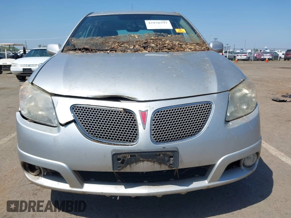 2005 Pontiac Vibe with VIN 5Y2SL63845Z441069, listed as a IAAI auction lot 42158593 with Not Provided miles. Bid and sale history available at carsss.com. Image 6.