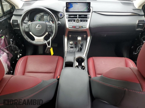 2021 Lexus NX 300h with VIN JTJGJRDZ8M2150521, listed as a Copart auction lot 62656295 with 62,746 mi miles and Salvage title. Bid and sale history available at DreamBid. Image 8.