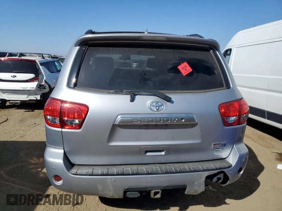 2014 Toyota Sequoia Platinum with VIN 5TDDW5G17ES104467, listed as a Copart auction lot 73671604 with 73,629 mi miles and Salvage Title. Bid and sale history available at carsss.com. Image 6.