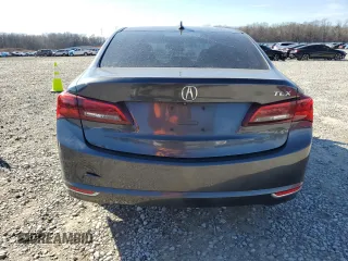 2016 Acura TLX with VIN 19UUB1F33GA015164, listed as a Copart auction lot 43807375 with 195,648 mi miles and Salvage Title. Bid and sale history available at carsss.com. Image 6.