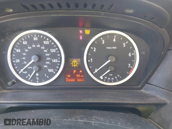 2006 BMW 5 Series 530i with VIN WBANE735X6CM31764, listed as a IAAI auction lot 41794120 with 265,680 mi miles and . Bid and sale history available at carsss.com. Image 7.