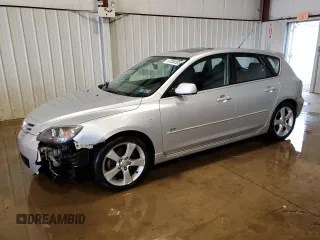 2005 Mazda 3 s with VIN JM1BK343751242648, listed as a Copart auction lot 47058305 with 170,733 mi miles and Salvage Title. Bid and sale history available at carsss.com. Image 1.
