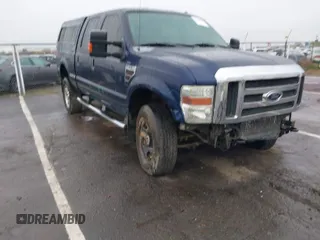 2008 Ford Super Duty F-250 SRW XL with VIN 1FTSW21R78EE15704, listed as a IAAI auction lot 41950084 with 166,589 mi miles. Bid and sale history available at carsss.com. Image 1.