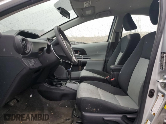 2014 Toyota Prius One with VIN JTDKDTB37E1566907, listed as a Copart auction lot 53697695 with 118,125 mi miles and Salvage Title. Bid and sale history available at DreamBid. Image 7.