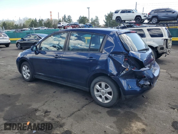 2008 Nissan Versa 1.8 S with VIN 3N1BC13E08L460256, listed as a Copart auction lot 53116335 with 163,223 mi miles and Salvage Title. Bid and sale history available at carsss.com. Image 2.