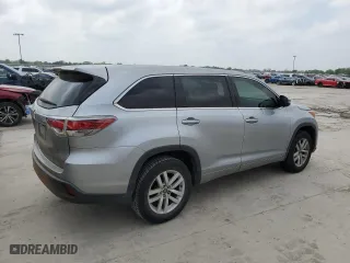 2016 Toyota Highlander LE with VIN 5TDZARFHXGS021175, listed as a Copart auction lot 51584205 with 106,508 mi miles and Salvage Title. Bid and sale history available at carsss.com. Image 3.