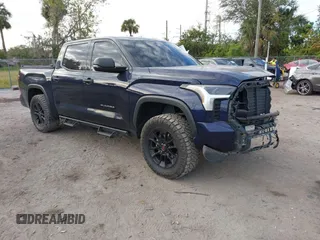 2022 Toyota Tundra 2WD SR5 with VIN 5TFLA5AB3NX009183, listed as a IAAI auction lot 41029101 with 104,806 mi miles. Bid and sale history available at carsss.com. Image 1.