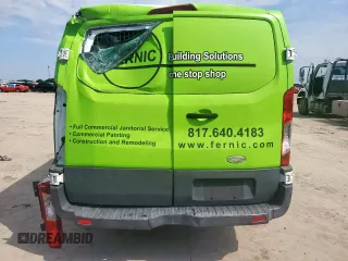 2015 Ford Transit Cargo with VIN 1FTNE1ZM6FKA10483, listed as a Copart auction lot 60918755 with 333,904 mi miles and Salvage title. Bid and sale history available at DreamBid. Image 6.