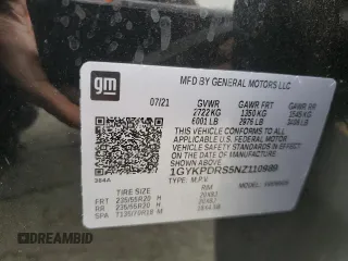 2022 Cadillac XT6 Premium Luxury with VIN 1GYKPDRS5NZ110989, listed as a Copart auction lot 69600894 with 56,148 mi miles and Salvage Title. Bid and sale history available at carsss.com. Image 14.