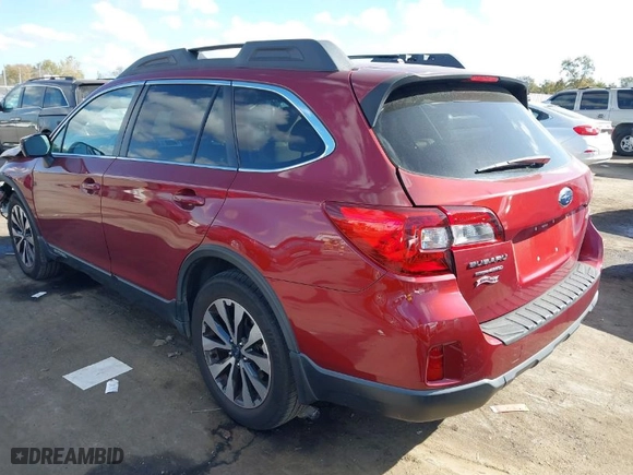 2015 Subaru Outback 2.5i Limited with VIN 4S4BSBNC3F3357645, listed as a IAAI auction lot 40726841 with 140,284 mi miles. Bid and sale history available at carsss.com. Image 3.