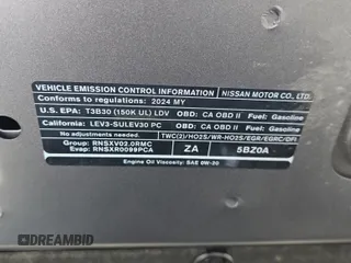 2024 Nissan Sentra SV with VIN 3N1AB8CV7RY265573, listed as a IAAI auction lot 42849597 with 31,471 mi miles and . Bid and sale history available at DreamBid. Image 1.