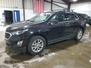 2018 Chevrolet Equinox LT with VIN 2GNAXJEV8J6350115, listed as a Copart auction lot 62385695 with 45,981 mi miles and Salvage title. Bid and sale history available at DreamBid. Image 1.