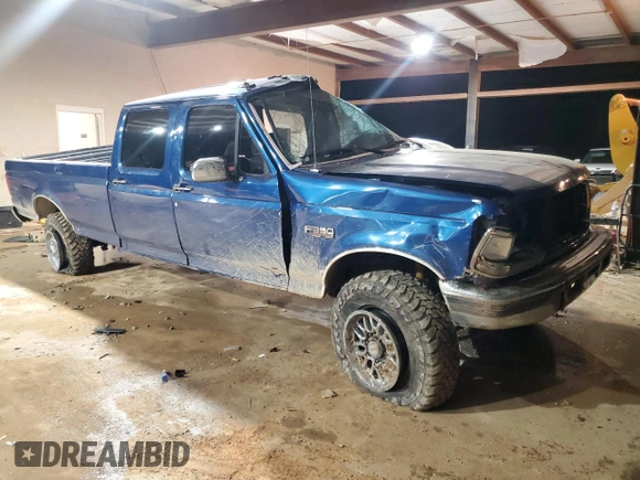 1995 Ford F-350 with VIN 1FTJW36H9SEA14003, listed as a Copart auction lot 85005914 with Not provided miles and Salvage title. Bid and sale history available at DreamBid. Image 4.