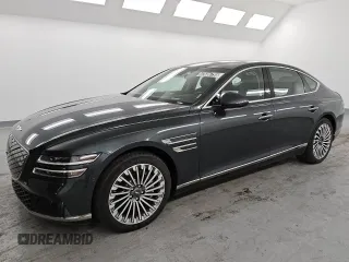 2023 Genesis G80 z VIN KMTGE4S11PU005984, wystawiony jako Copart lot #42606795 z przebiegiem 7 845 mil mil oraz Czysty tytuł • Clean title. Historia ofert i sprzedaży dostępna na DreamBid. Obrazek 1.