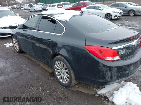 2011 Buick Regal CXL RL6 with VIN W04GU5GC4B1007234, listed as a IAAI auction lot 41550941 with 999,999 mi miles. Bid and sale history available at carsss.com. Image 3.