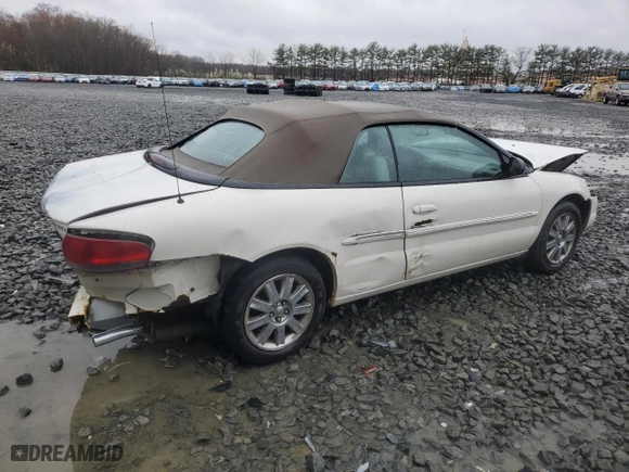 2004 Chrysler Sebring Limited with VIN 1C3EL65R64N317575, listed as a Copart auction lot 51833645 with 0 mi miles and Salvage Title. Bid and sale history available at carsss.com. Image 3.