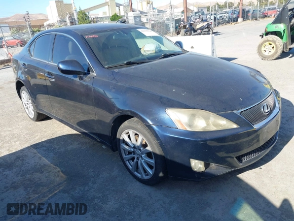 2006 Lexus IS 250 with VIN JTHCK262065003437, listed as a IAAI auction lot 42335524 with 171,627 mi miles and . Bid and sale history available at DreamBid. Image 1.