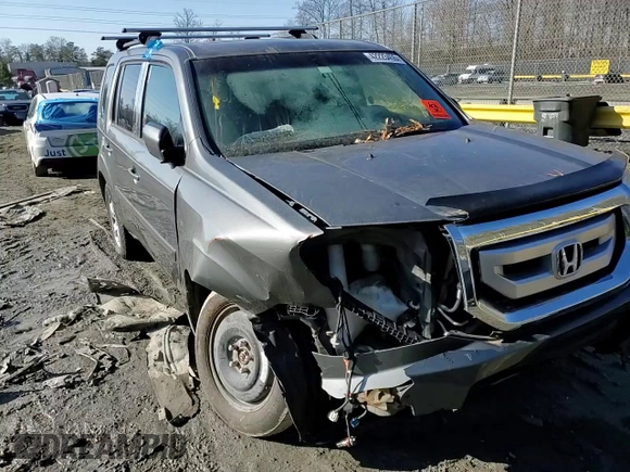 2009 Honda Pilot EX with VIN 5FNYF48459B001837, listed as a Copart auction lot 42223455 with Not Provided miles and Salvage Title. Bid and sale history available at carsss.com. Image 11.