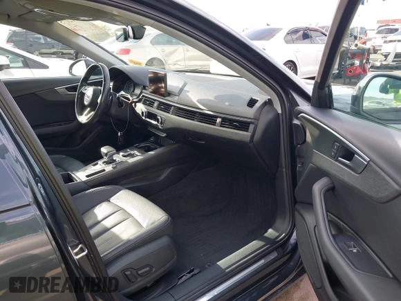 2017 Audi A4 Premium with VIN WAUGNAF44HN022241, listed as a IAAI auction lot 41912175 with 71,777 mi miles. Bid and sale history available at carsss.com. Image 5.