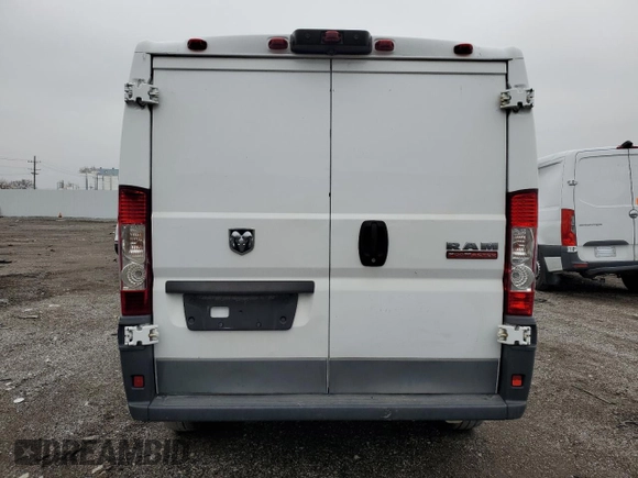 2017 Ram ProMaster Cargo with VIN 3C6TRVNG9HE534856, listed as a Copart auction lot 60272604 with 137,146 mi miles and Clean Title. Bid and sale history available at carsss.com. Image 6.