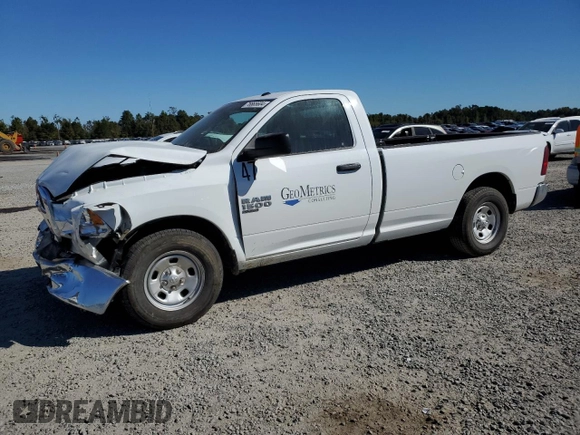 2023 Ram 1500 Tradesman z VIN 3C6JR6DGXPG550467, wystawiony jako Copart lot #76665604 z przebiegiem 25 757 mil mil oraz Szkoda całkowita • Salvage title. Historia ofert i sprzedaży dostępna na DreamBid. Obrazek 1.