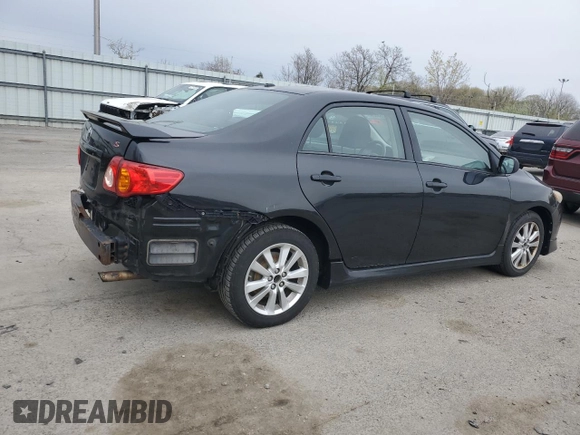 2010 Toyota Corolla with VIN 2T1BU4EE5AC251886, listed as a Copart auction lot 52535295 with 214,074 mi miles and Salvage Title. Bid and sale history available at carsss.com. Image 3.