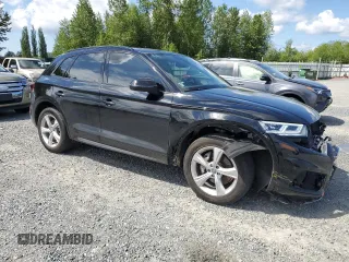 2020 Audi Q5 Premium Plus with VIN WA1BNAFY2L2013610, listed as a Copart auction lot 57633135 with 27,835 mi miles and Salvage title. Bid and sale history available at DreamBid. Image 4.