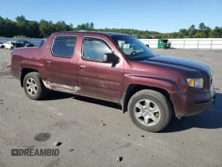 2008 Honda Ridgeline RTX with VIN 2HJYK16368H539455, listed as a Copart auction lot 68570054 with 205,547 mi miles and Salvage Title. Bid and sale history available at carsss.com. Image 4.