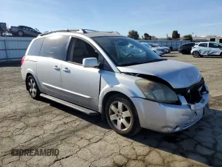 2004 Nissan Quest SE with VIN 5N1BV28U54N332257, listed as a Copart auction lot 83901234 with 119,401 mi miles and Salvage Title. Bid and sale history available at carsss.com. Image 4.