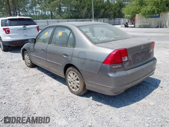 2004 Honda Civic LX with VIN 2HGES16574H559735, listed as a IAAI auction lot 42062936 with 1 mi miles. Bid and sale history available at carsss.com. Image 3.