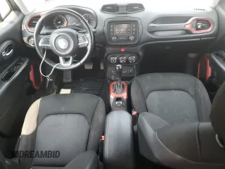 2016 Jeep Renegade Trailhawk with VIN ZACCJBCT5GPC75735, listed as a Copart auction lot 60299005 with 121,990 mi miles and Salvage title. Bid and sale history available at DreamBid. Image 8.